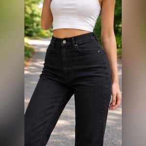DKNY Jeans “Broome” High-Rise Vintage Black Jeans | Size 30/10